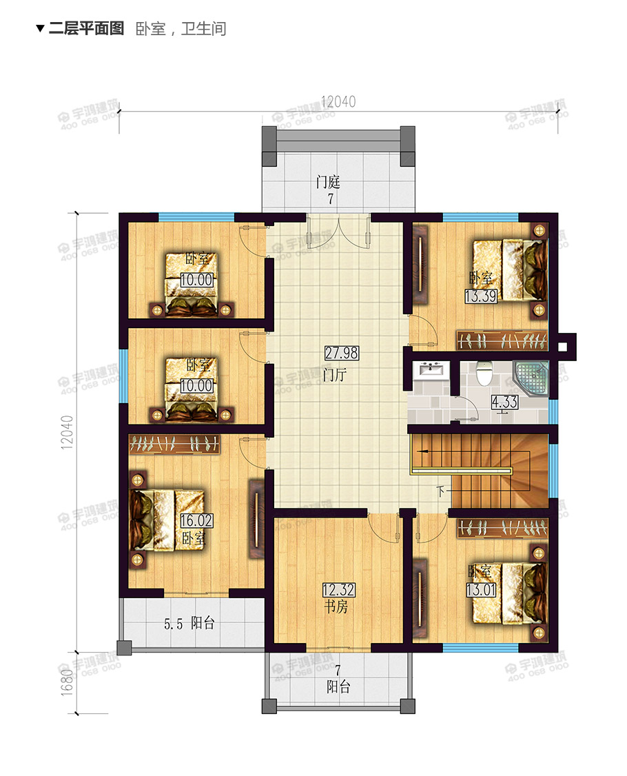 20萬實用大方農村小別墅設計圖