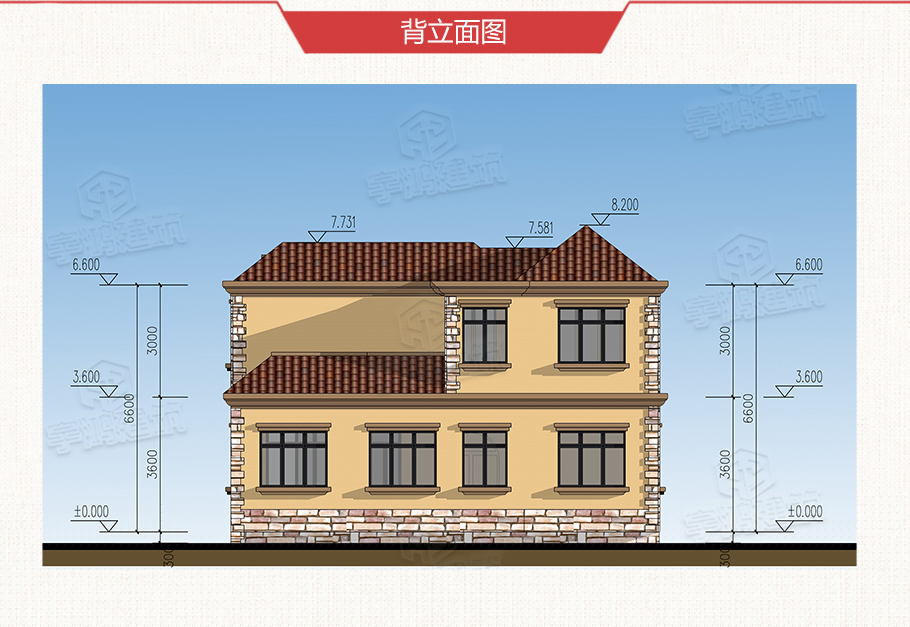 130平米英式帶車庫農(nóng)村別墅設(shè)計(jì)圖紙，造價低至15萬